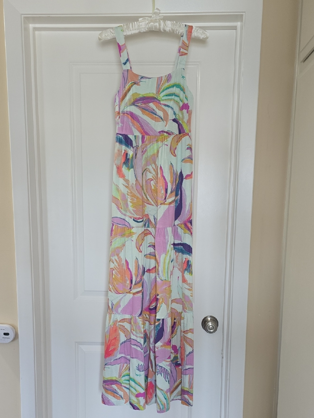 Soma Trapeze Maxi Bra Dress | Fresh Tropical Blue | Size XS